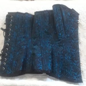 Sapphire Magic! Sturdy tightlacing corset!